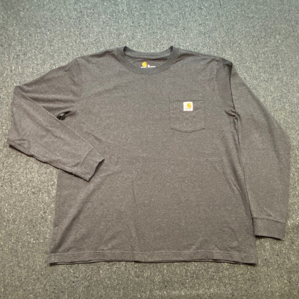 Carhartt TShirt Sz XL Mens Gray Gorpcore Built For The Elements Graphic Pocket